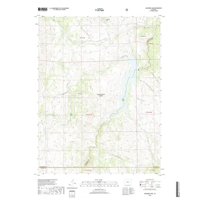 2019 Map of Cheesman Lake, 2019 Print