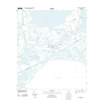 2012 Map of Chef Menteur, 2012 Print