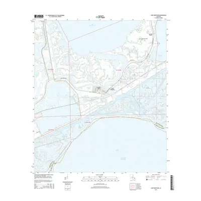 2015 Map of Chef Menteur, 2015 Print