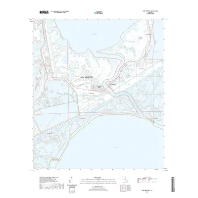 2020 Map of Chef Menteur, 2020 Print