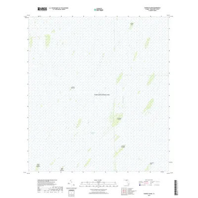 2018 Map of Chekika Island, 2018 Print