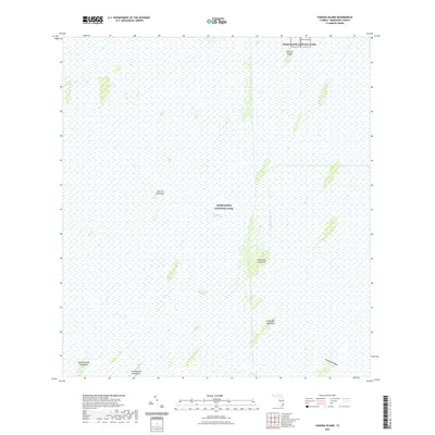 2021 Map of Chekika Island, 2021 Print