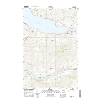 2017 Map of Chelan, 2017 Print
