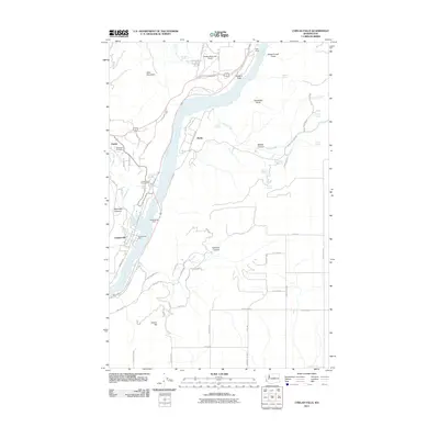 2011 Map of Chelan Falls, 2011 Print