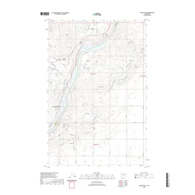 2020 Map of Chelan Falls, 2020 Print