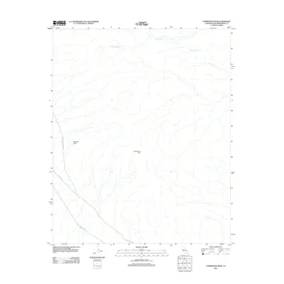2012 Map of Chemehuevi Peak, 2012 Print