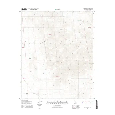 2015 Map of Chemehuevi Peak, 2015 Print
