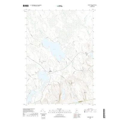 2018 Map of Chemo Pond, 2018 Print