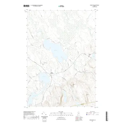 2021 Map of Chemo Pond, 2021 Print