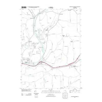 2013 Map of Chenango Forks, 2013 Print