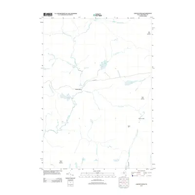 2013 Map of Cheney Pond, 2013 Print