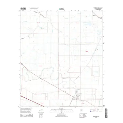 2015 Map of Cheneyville, 2015 Print