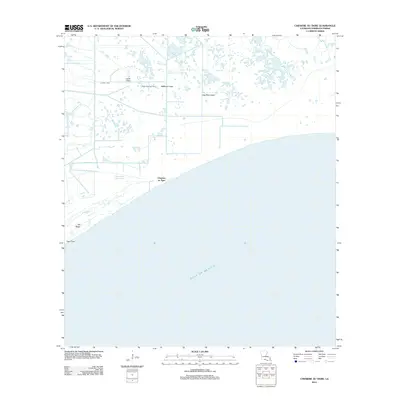 2012 Map of Cheniere au Tigre, 2012 Print