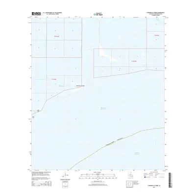 2015 Map of Cheniere au Tigre, 2015 Print