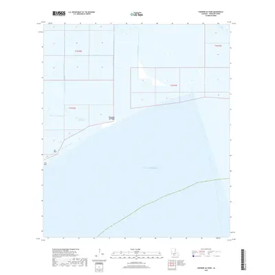 2018 Map of Cheniere au Tigre, 2018 Print
