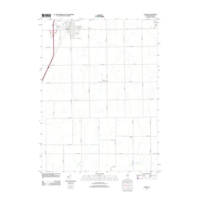 2012 Map of Chenoa, 2012 Print