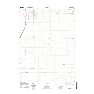 2015 Map of Chenoa, 2015 Print