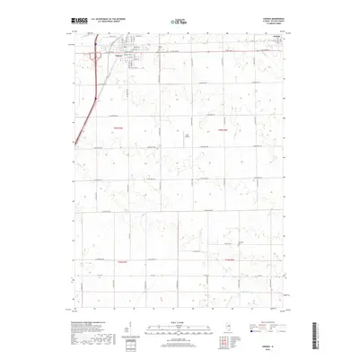 2018 Map of Chenoa, 2018 Print