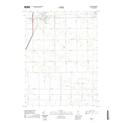 2021 Map of Chenoa, 2021 Print