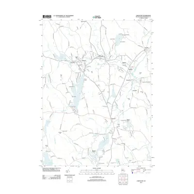 2012 Map of Chepachet, 2012 Print