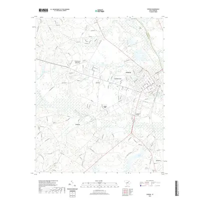 2020 Map of Cheraw, 2020 Print