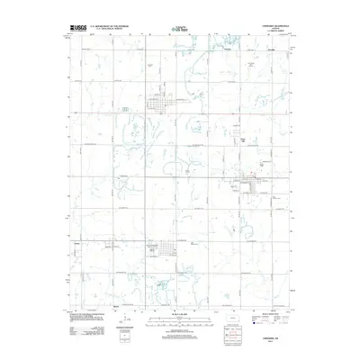 2012 Map of Cherokee, 2012 Print
