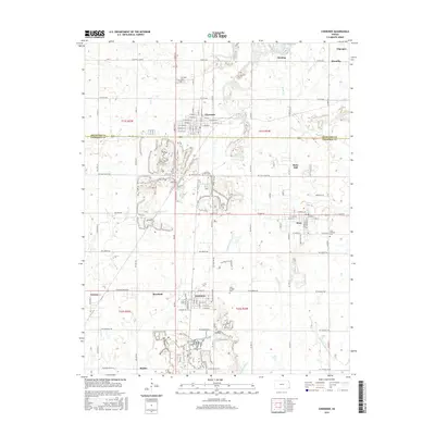 2015 Map of Cherokee, 2015 Print