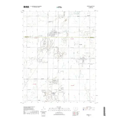 2018 Map of Cherokee, 2018 Print