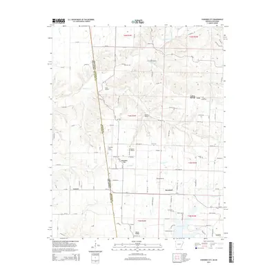 2014 Map of Cherokee City, 2014 Print