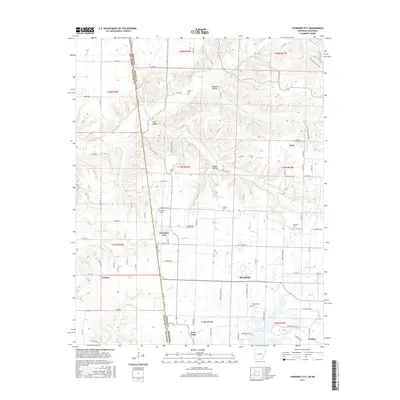 2017 Map of Cherokee City, 2017 Print