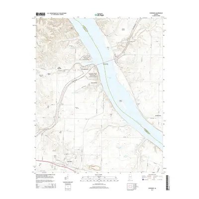 2014 Map of Cherokee, 2014 Print