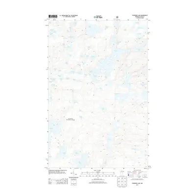 2013 Map of Cherokee Lake, 2013 Print