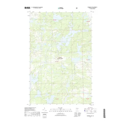 2019 Map of Cherokee Lake, 2019 Print
