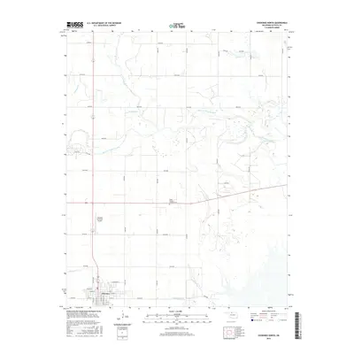 2016 Map of Cherokee North, 2016 Print