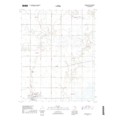 2018 Map of Cherokee North, 2018 Print