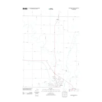 2013 Map of Cherokee North, 2013 Print