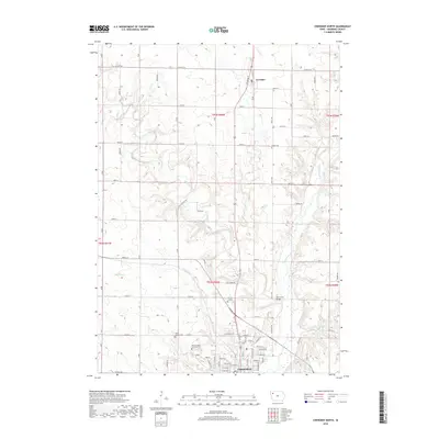 2018 Map of Cherokee North, 2018 Print