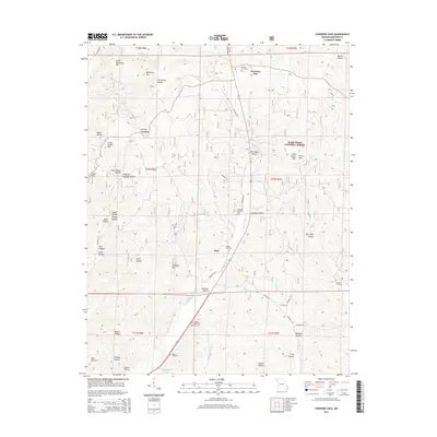 2015 Map of Cherokee Pass, 2015 Print