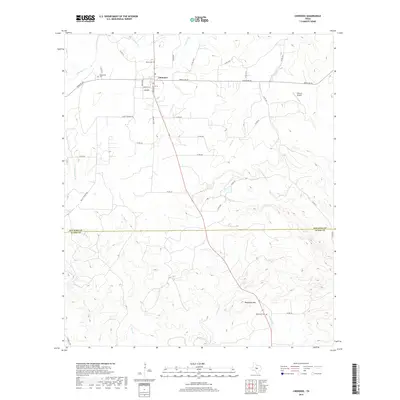 2019 Map of Cherokee, 2019 Print