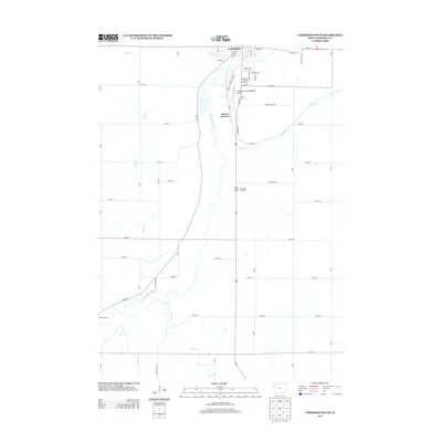 2013 Map of Cherokee South, 2013 Print