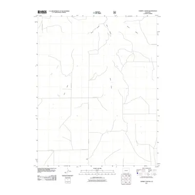 2011 Map of Cherry Canyon, 2011 Print
