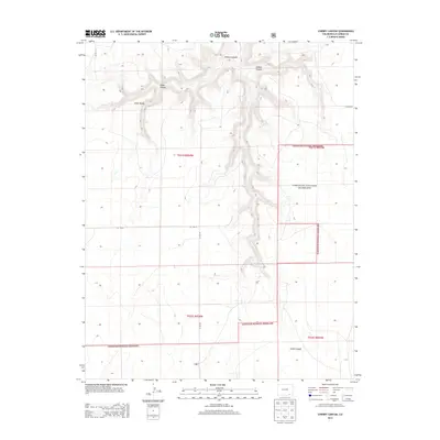 2013 Map of Cherry Canyon, 2013 Print