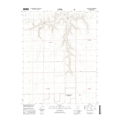 2016 Map of Cherry Canyon, 2016 Print