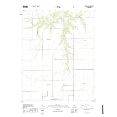2019 Map of Cherry Canyon, 2019 Print