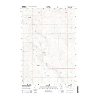 2014 Map of Cherry Creek Canyon, 2014 Print