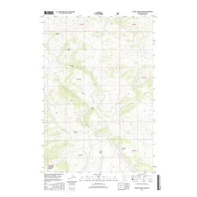2017 Map of Cherry Creek Canyon, 2017 Print