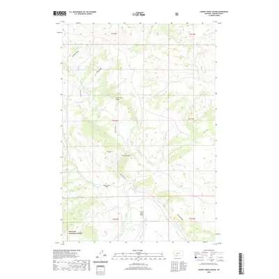2020 Map of Cherry Creek Canyon, 2020 Print