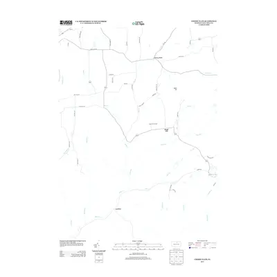 2013 Map of Cherry Flats, 2013 Print