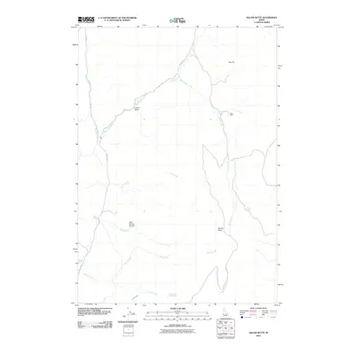 2010 Map of Cherry Gulch, 2010 Print