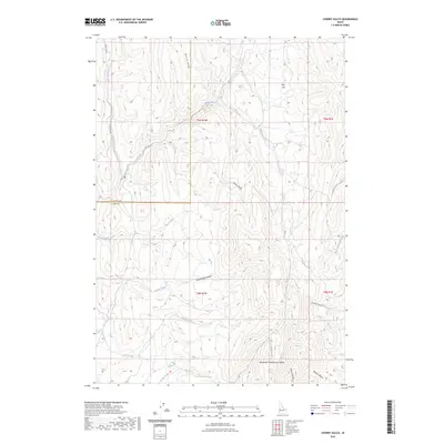 2023 Map of Cherry Gulch, 2023 Print